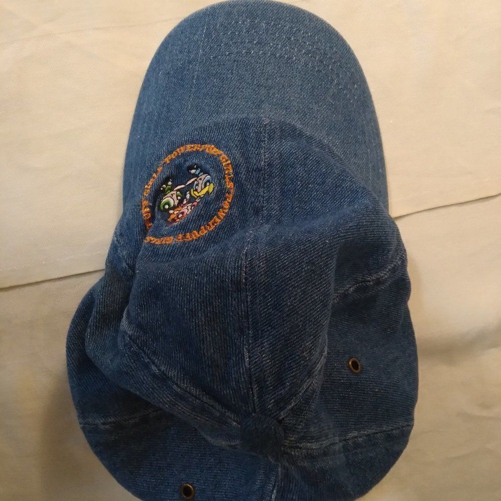Vintage Power Puff Girls Denim Strap Back Hat - Picture 5 of 10